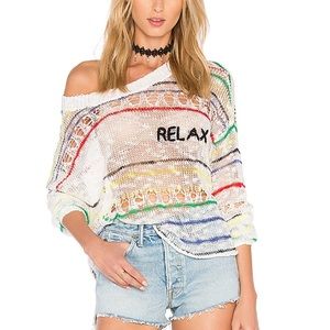 Wild fox sweater size M relax detail